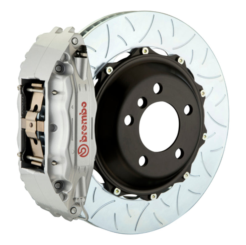 Brembo 01-07 C-Class/Includ. AMG Front GT BBK 4 Pist Cast 2pc 355x32 2pc Rotor Slotted Type3-Silver