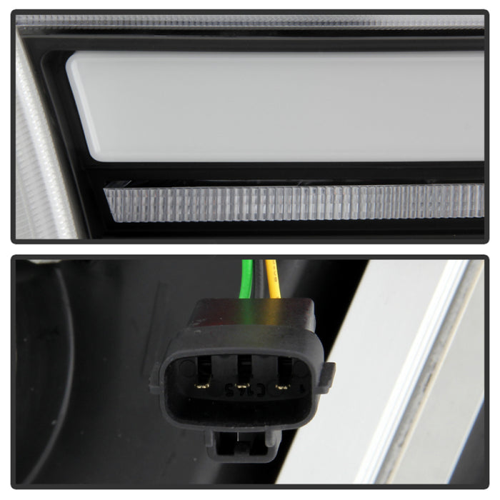 Spyder 07-09 Toyota Tundra Projector Headlights - Black (PRO-YD-TTU07V3PL-SEQ-BK)