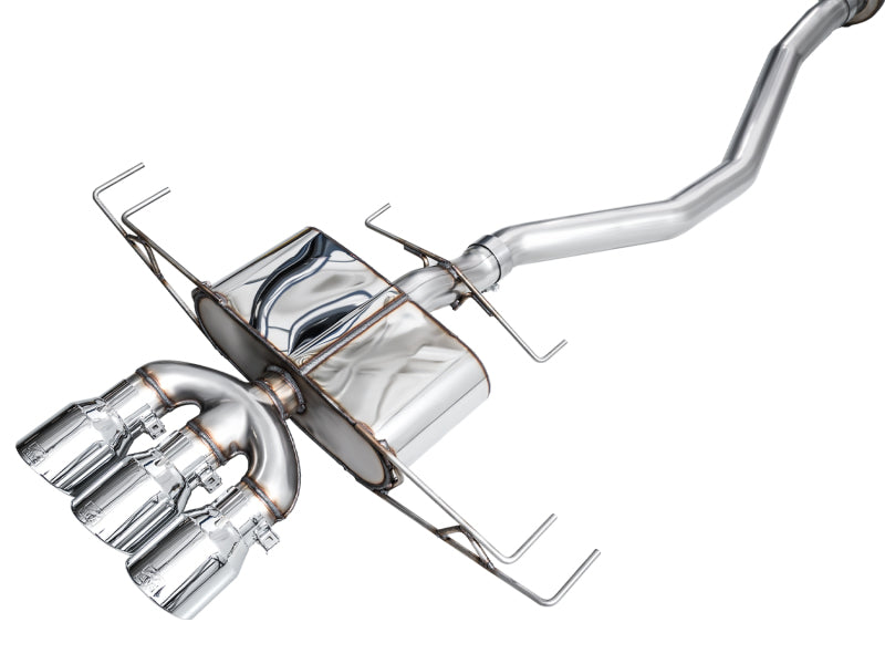 AWE Tuning 2024 Acura Integra Type S DE5 FWD Touring Edition Exhaust w/ Triple Chrome Silver Tips