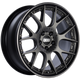 BBS CH-RII 21x10.5 5x112 ET17 CB66.5 Platinum Center Black Rim w/ SS Rim Prot Wheel -82mm PFS Req