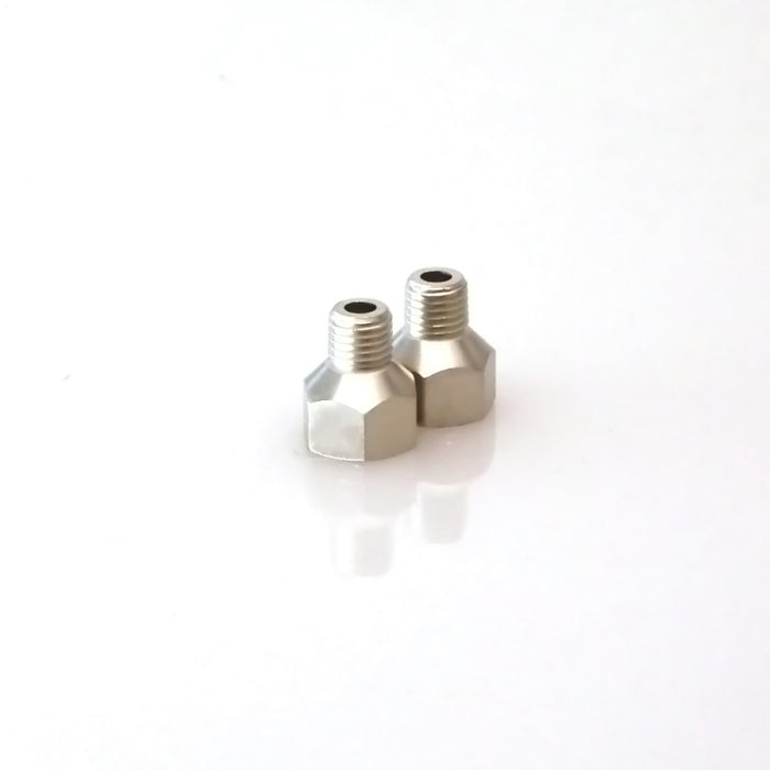 Turbosmart 8mm / 5/16in Hose End to 1/8 NPT Male Straight - Clear