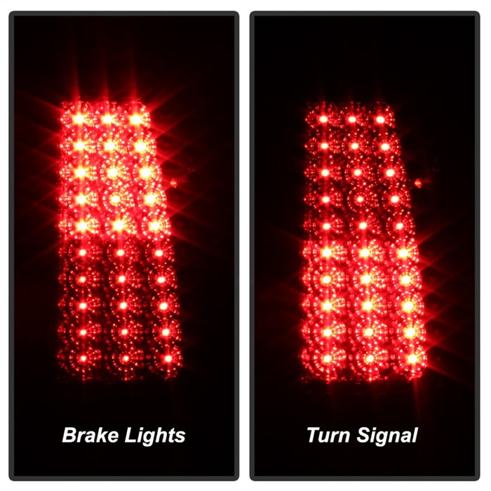 xTune Chevy Silverado 1500/2500/3500 99-02 99-03 LED Tail Lights Smoke ALT-ON-CS99-LED-SM