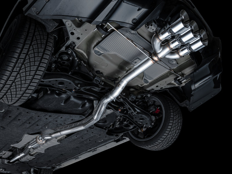 AWE Tuning 2024 Acura Integra Type S DE5 FWD Track Edition Exhaust w/ Triple Chrome Silver Tips