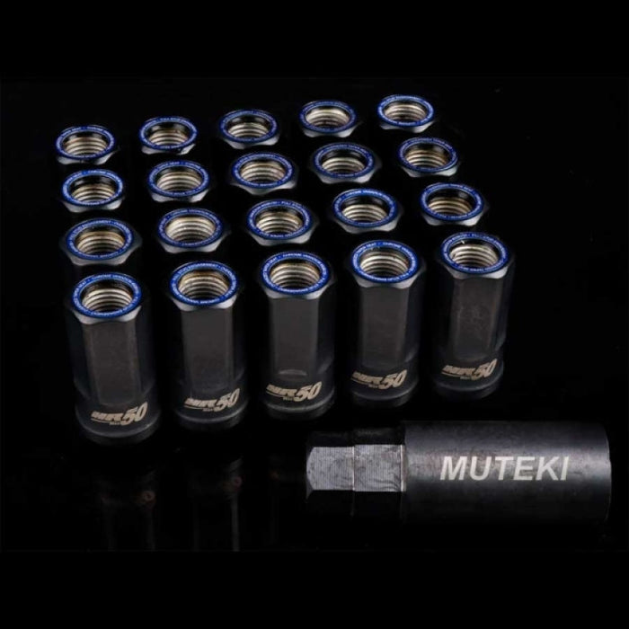 Wheel Mate Muteki Open End Lug Nuts - Blue 12x1.25