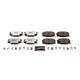Power Stop 2001 Mitsubishi Fuso FE-CA Front or Rear Z36 Truck & Tow Brake Pads w/Hardware