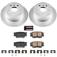 Power Stop 13-18 Lexus ES300h Rear Z17 Evolution Geomet Coated Brake Kit