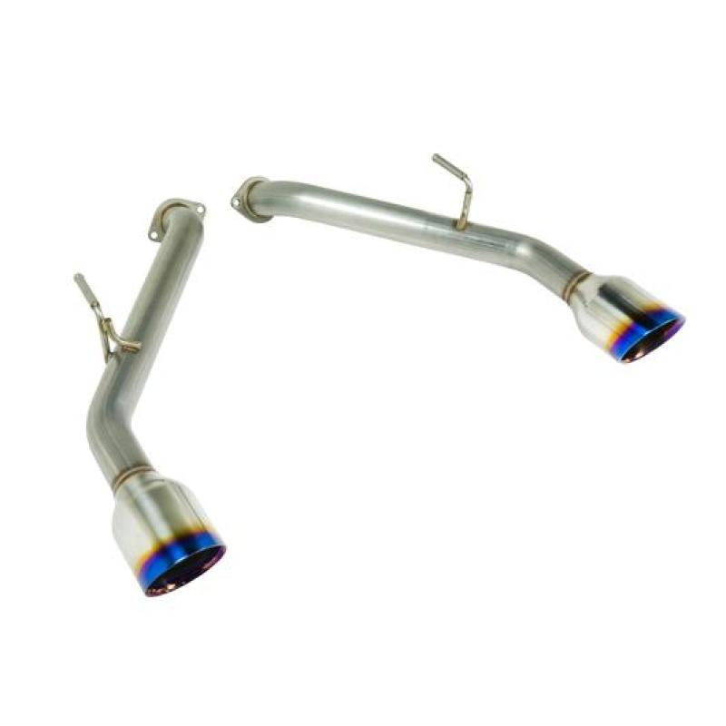 REMARK 14+ Infiniti Q50 Axleback Exhaust w/Mufflers - Burnt Double Wall Tip