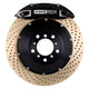StopTech 98-10 Volkswagen Beetle Front BBK ST-40 Caliper Black / 2pc Zinc Drilled 328x28mm Rotor