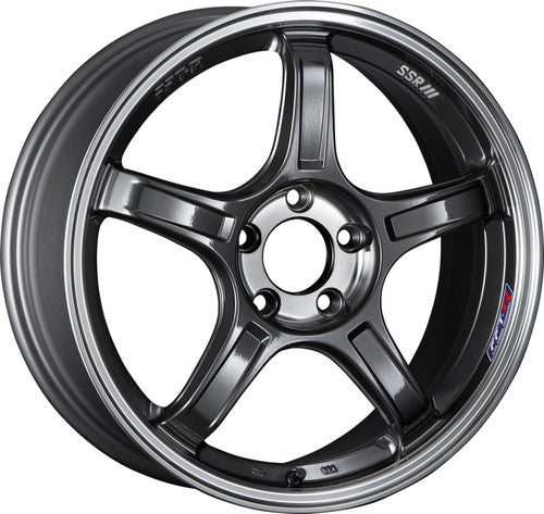 SSR GTX03 17x7.0 4x100 42mm Offset Black Graphite Wheel