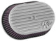 K&N Street Metal Intake System Side Draft Dyna/Softail Silver Intake System-Harley Davidson