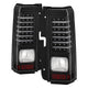 xTune Hummer H3 06-09 ( Non H3T ) LED Tail Lights Black ALT-ON-HH306-LED-BK