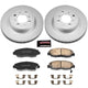 Power Stop 96-05 Honda Civic Front Z17 Evolution Geomet Coated Brake Kit