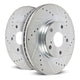 Power Stop 19 Mercedes-Benz Sprinter 4500 Rear Drilled & Slotted Rotor (Pair)