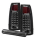 xTune Yukon Denali 99-00 LED Tail Lights w/ 3rd LED Brake Light Smoked ALT-JH-CCK88-LED-SET-SM