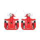 Power Stop 06-12 Ford Fusion Rear Red Calipers w/Brackets - Pair