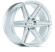 Vossen HF6-5 20x9.5 / 6x139.7 / ET15 / Deep Face / 106.1 - Silver Polished
