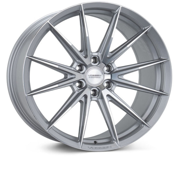 Vossen HFX-2 22x9.5 / 6x139.7 / ET30 / Deep Face / 95.1 - Silver Polished Wheel