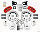 Wilwood Dynapro 6 Front Hub Kit 12.19in Drilled Red AMC 71-76 OE Disc w/o Bendix Brakes