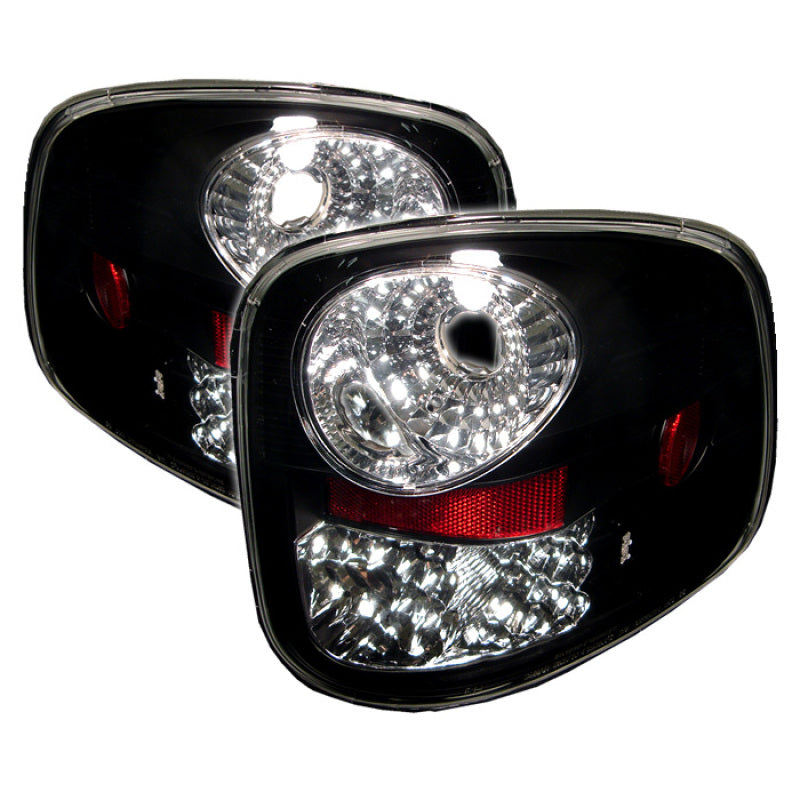 Spyder Ford F150 Flareside 97-03 LED Tail Lights Black ALT-YD-FF15097FS-LED-BK