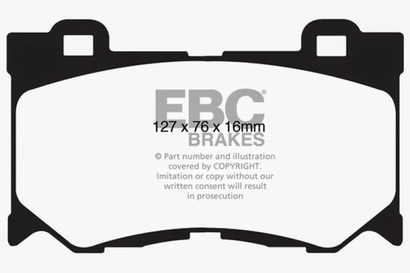 EBC 08-15 Infiniti G37 3.7 Greenstuff Front Brake Pads