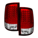 xTune Dodge Ram 1500 09-14 LED Tail Lights Incandescent Model Only Red Clear ALT-JH-DR09-LED-RC
