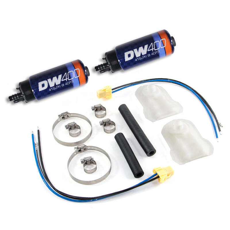 DeatschWerks 415LPH DW400 In-Tank Fuel Pump w/ 9-1049 Install Kit 99-04 Ford 150 Lightning