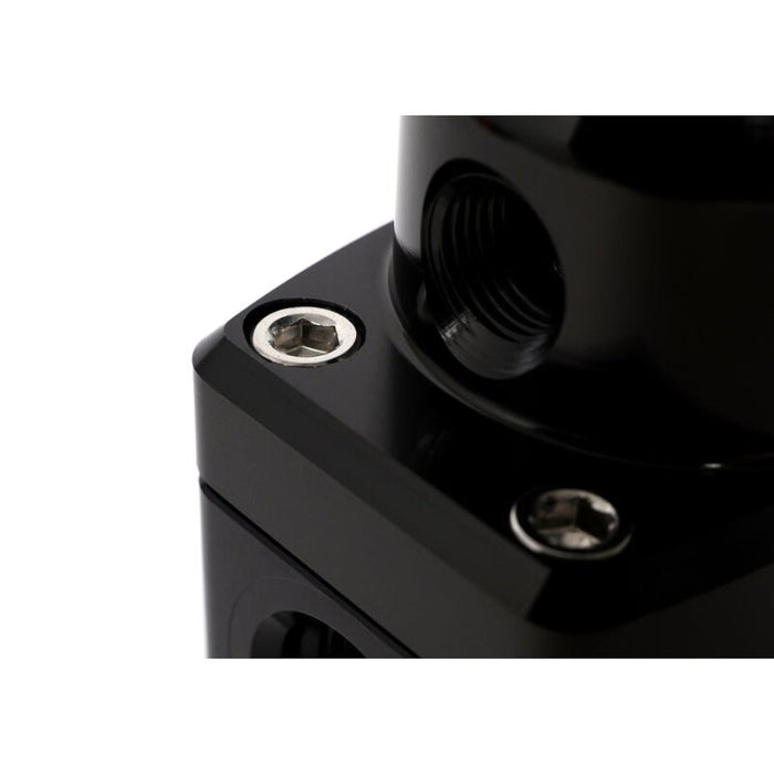BLOX Racing 2-Port Design Black/Black Adjustable Fuel Pressure Regulator