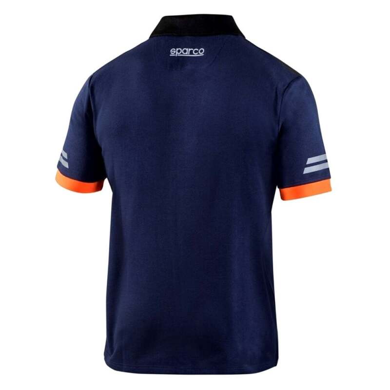 Sparco TW Polo - Large - Navy/Orange