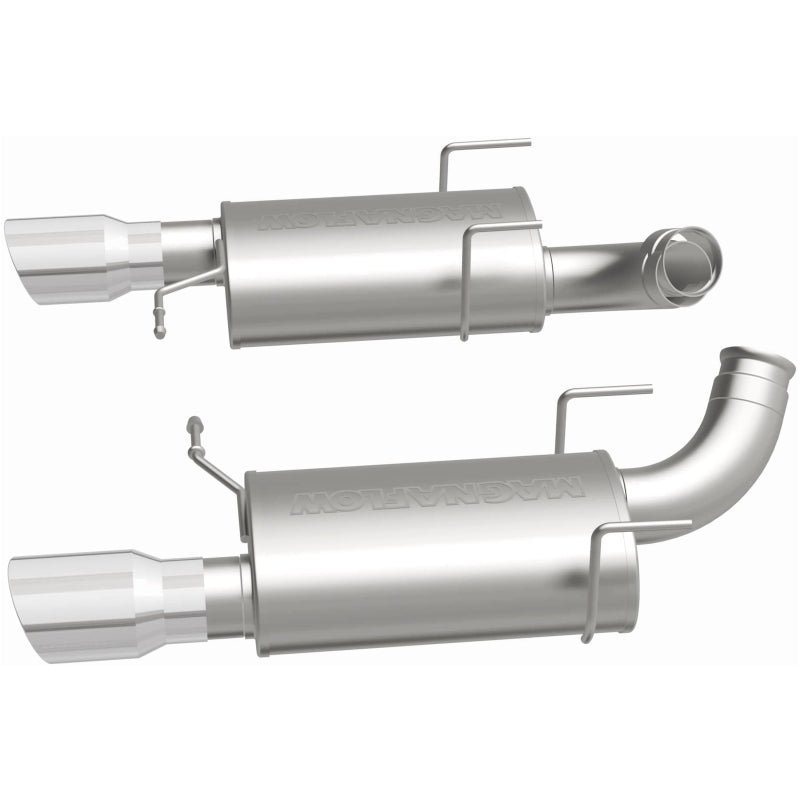 MagnaFlow 13 Ford Mustang V8 5.0L Dual Split Rear Exit Stainless Cat Back Performance Exhaust