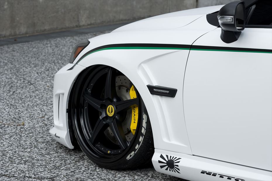 PURE VIP SPORT TUNING STYLE Front Ducted Fenders L+R