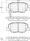 StopTech 13-17 Mitsubishi Outlander Sport Street Select Rear Brake Pads