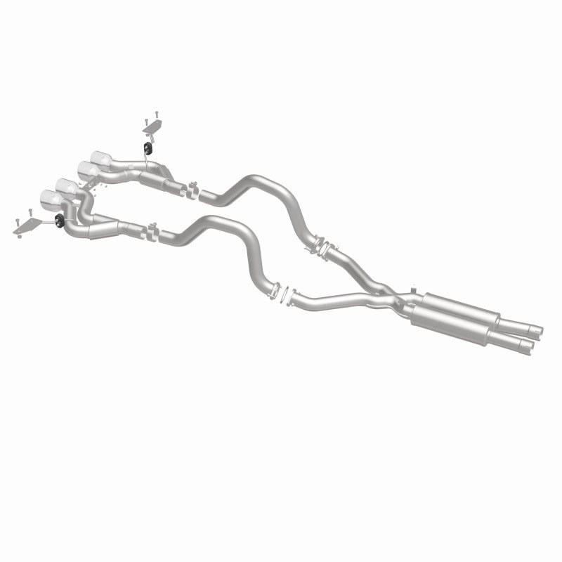 Magnaflow 00-04 Chev Corvette V8 5.7L Comp Series Quad Ctr Rr Exit SS Cat-Back Perf Exhaust