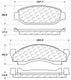 StopTech 73-86 Ford Bronco Front Truck & SUV Brake Pad