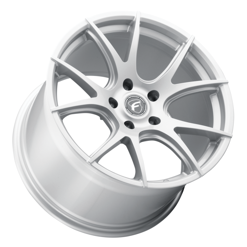Forgestar CF5V 18x11 / 5x120.65 BP / ET53 / 8.09in BS Gloss Silver Wheel