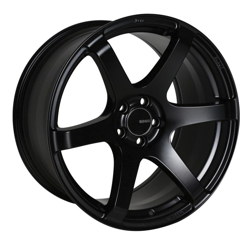 Enkei T6S 17x8 45mm Offset 5x114.3 Bolt Pattern 72.6 Bore Matte Black Wheel