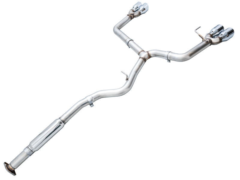 AWE Tuning 2022+ VB Subaru WRX Track Edition Exhaust - Chrome Silver Tips