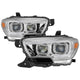 xTune 16-18 Toyota Tacoma SR/SR5 DRL Projector Headlights w/Turn Signal - Chrm (PRO-JH-TTA16-SR-C)
