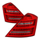 xTune Mercedes Benz W221 S-Class 07-09 LED Tail Lights Red Clear ALT-JH-MBW221-LED-RC
