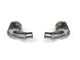 Akrapovic 20-21 Porsche 911 Turbo/Turbo S (992) Link Pipe Set w/Catalytic Converter (SS)