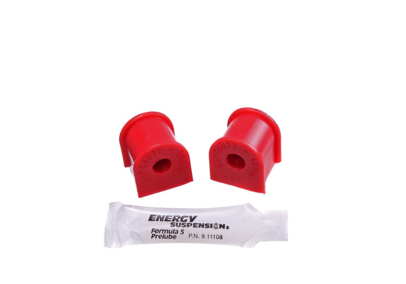 Energy Suspension 06-11 Honda Civic (Excl Si) 10mm Rear Sway Bar Bushings - Red