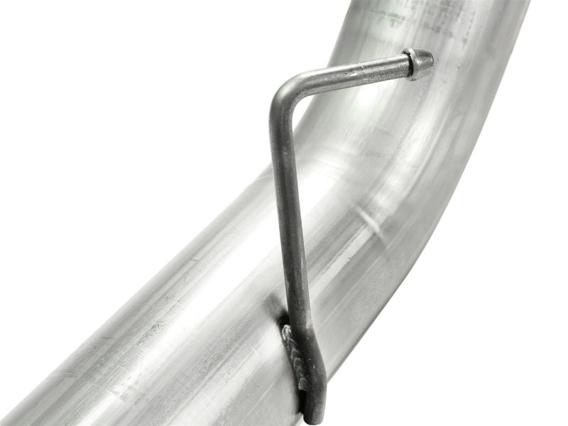 aFe Atlas 5in DPF-Back Aluminized Steel Exh Sys, Ford Diesel Trucks 08-10 V8-6.4L (td) Polished tip