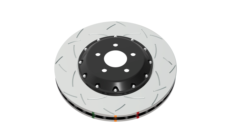 DBA 11-17 Jeep Grand Cherokee Trackhawk (6.2L V8) 5000 Series Slotted Front Brake Rotor w/Black Hat