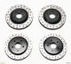 Wilwood Rotor Kit Front/Rear-Dimpled/Slotted 97-04 Corvette C5 All/ 05-13 C6 Base