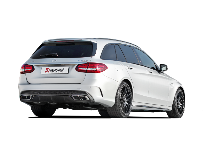 Akrapovic 15-17 AMG C63 Estate Evolution Line Cat Back (Titanium) w/ Carbon Tips (Req. Link Pipe)