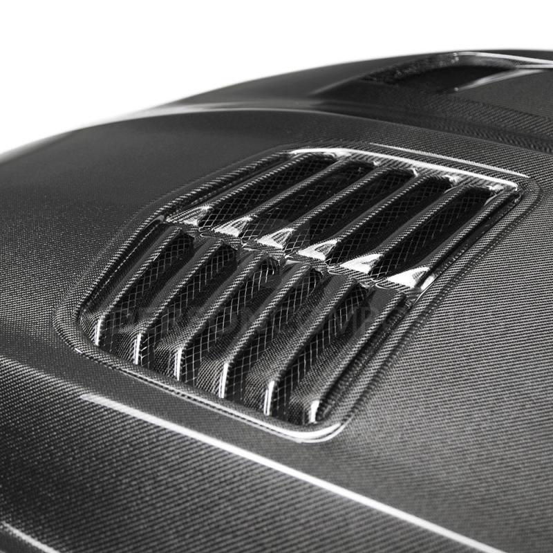 Anderson Composites 16-19 Chevrolet Camaro Double Sided Carbon Fiber Type-T2 Style Hood