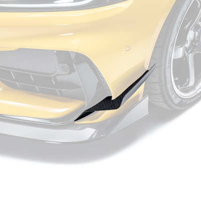 Toyota GR Supra Prepreg Front Bumper Canards (Adro Bumper)