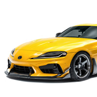 Toyota GR Supra Prepreg Front Bumper Canards (Adro Bumper)