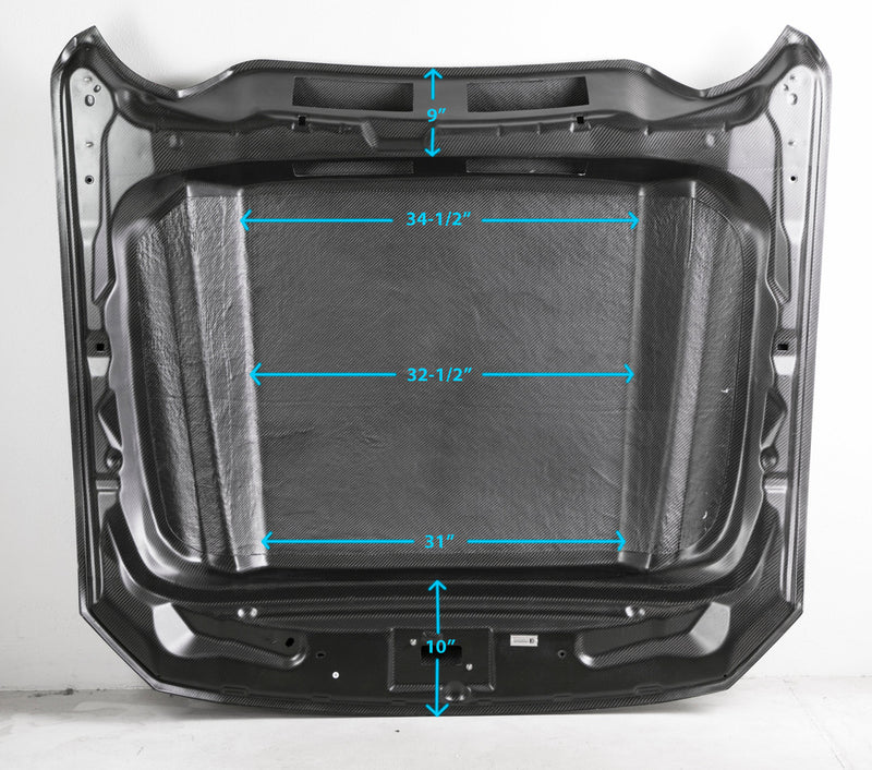 Anderson Composites 21-24 Ford F-150 Type-CJ Carbon Fiber Hood