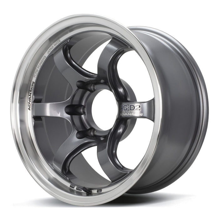 Advan RG-D2 18x9 +00 6-139.7 Machining & Racing Hyper Black Wheel