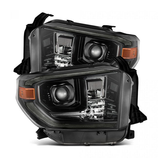 AlphaRex 20-22 Ford F150 Pro-Series Projector Headlights Alph. Black w/ Act.Light / Seq. Sig. / DRL